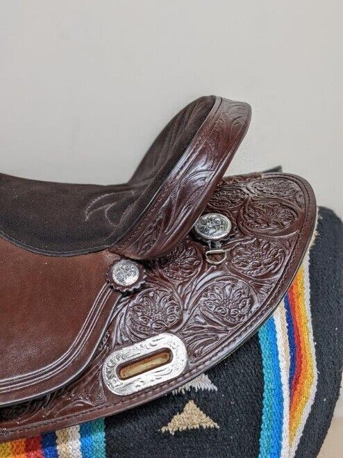 Selle Western Uncle Tom Avec Arbre, Pour Cheval Haflinger, Occasion USA